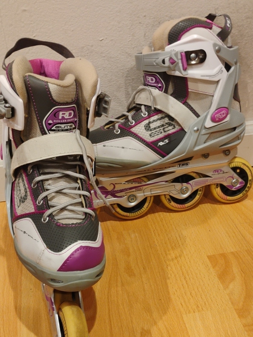 "Roller Derby" Women's Inline Skates - Gray & Purple